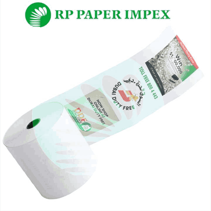 BPA-free Thermal Paper POS Rolls Customised Size & Printing